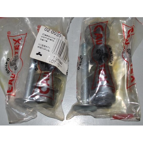 02.0035 CAUTEX 2x KIT RIPARAZIONE BRACCIO SOSPENSIONE DX SX PER NISSAN RENAULT