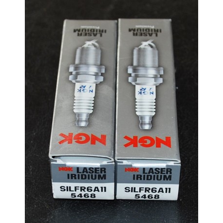 NGK 2x LASER IRIDIUM PREMIUM CANDELE SILFR6A11 STOCK 5468 PER FIAT SUZUKI SUBARU