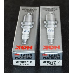 NGK 2x LASER PLATINUM PREMIUM CANDELE ZFR6BP-G STOCK 1748 PER OPEL SAAB VAUXHALL