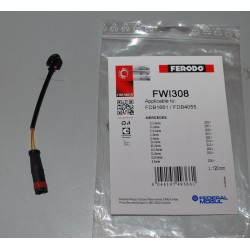 FWI308 FERODO CONTATTO SEGNALAZIONE USURA PASTIGLIE FRENO PER MERCEDES