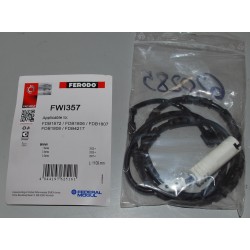 FWI357 FERODO CONTATTO SEGNALAZIONE USURA PASTIGLIE FRENO PER BMW SERIE1 SERIE3