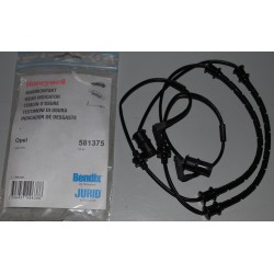 581375 JURID 2x SENSORE USURA FRENO PER OPEL SAAB VAUXHALL