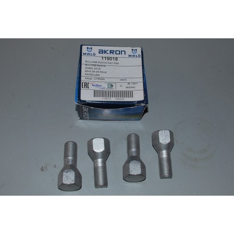 119018 akron malo 4X Bullone ruota PER JUMPER I FIAT DUCATO II BOXER