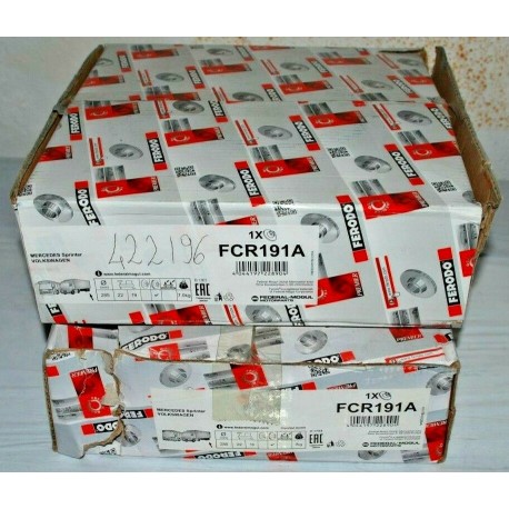 FCR191A FERODO 2 DISCO FRENO (COPPIA) NUOVO PER MERCEDES SPRINTER, VW LT 28-46