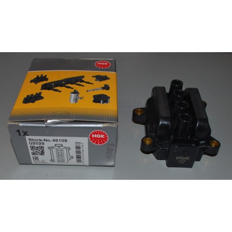 NGK U2028 BOBINA ACCENSIONE STOCK 48108 PER RENAULT DACIA NISSAN