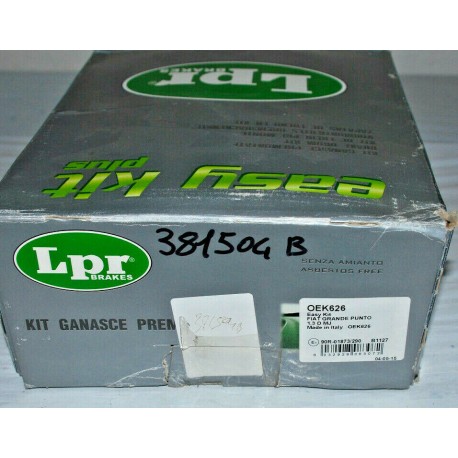 OEK626 LPR KIT FRENO A TAMBURO PER FIAT GRANDE PUNTO LINEA QUBO PEUGEOT BIPPER