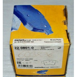 22-0801-0 METELLI KIT PASTIGLIE FRENO PER CITROËN C4 I GRAND PICASSO E PICASSO