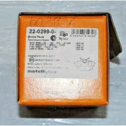 22-0299-0- IDIA METELLI KIT PASTIGLIE FRENO PER BARCHETTA MAREA DEDRA DELTA 145