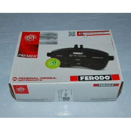 FVR1772 FERODO PREMIER ECO FRICTION KIT PASTIGLIE FRENO PER CITROEN FIAT PEUGEOT