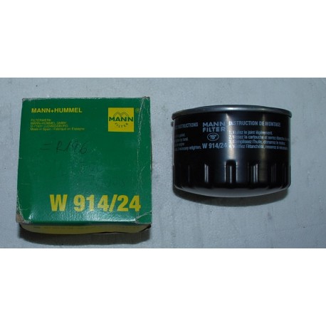 W914/24 MANN FILTER FILTRO OLIO PER RENAULT