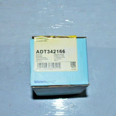 ADT342166 BLUE PRINT KIT PASTIGLIE FRENO PER TOYOTA YARIS VERSO