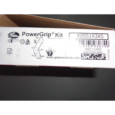 K055193XS GATES Kit cinghia di distribuzione PER OPEL VAUXHALL MAZDA