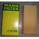 C24026 MANN FILTER FILTRO ARIA PER CITROEN C3 C4 OPEL CORSA F PEUGEOT 208 308