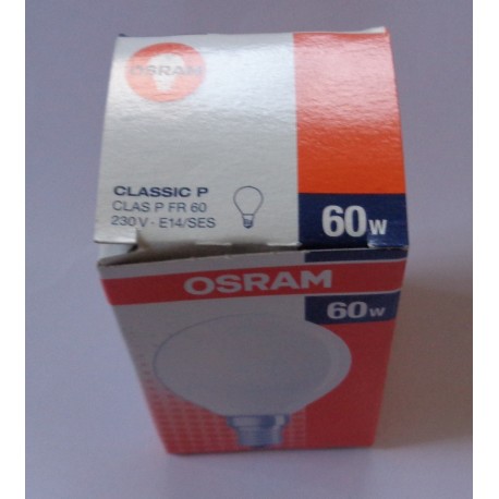 LAMPADINA 7x OSRAM CLASSIC P FR60 E14/SES 60W CLASSE E
