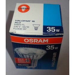 LAMPADINA FARETTO 2 PEZZI OSRAM HALOPAR 16 ALU 64820 FL 35W