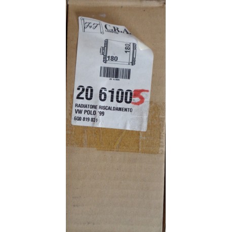 2061005   Scambiatore calore, Riscaldamento abitacolo   PER  VW POLO 99