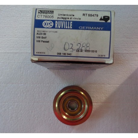 RT55479 RUVILLE  PULEGGIA DI RINVIO  PER  AUDI 80  VW GOLF PASSAT