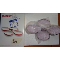 GUZZINI ART.23650059 SET 2 CONTENITORI ANTIPASTI V59 MALVA/ROSA