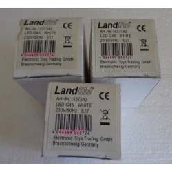 CANDLITE ART.1537342 LED G45 WHITE E27 3PEZZI