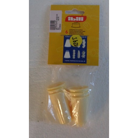 IBILI IB768300 SET SEI PLASTIC NOZZLES