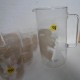 GIOTTO 70200 70207 SET 6 BICCHIERI PIù BROCCA 2 LITRI