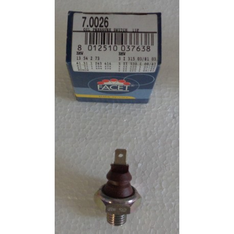 7.0026 FACET INTERRUTTORE A PRESSIONE OLIO PER BMW MERCEDES VW 1354273