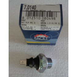 7.0140 FACET INTERRUTTORE A PRESSIONE OLIO PER SEAT VW LUPO 047919081A