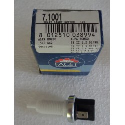 7.1001 FACET INTERRUTTORE LUCE FRENO PER ALFA 33 ALFASUD 510642 60501195