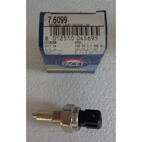 7.6099 FACET INTERRUTTORE LUCE RETROMARCIA PER AUDI VW FIAT LANCIA CITROEN