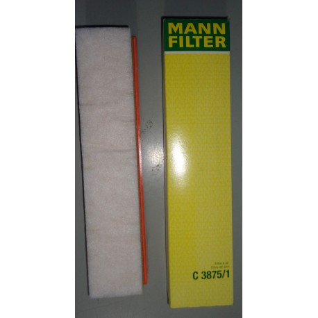 C3875/1 MANN FILTER FILTRO ARIA PER DACIA NISSAN RENAULT 16546-00QAS 8200431081