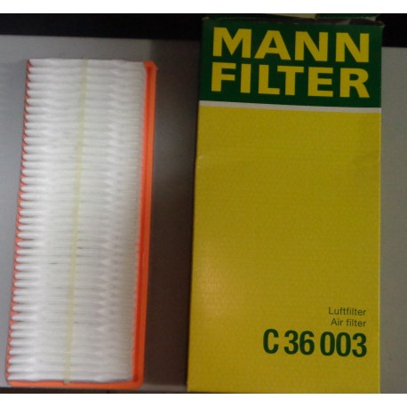 C36003 MANN FILTER FILTRO ARIA PER MINI CITROEN PEUGEOT 13717568728 1444TT