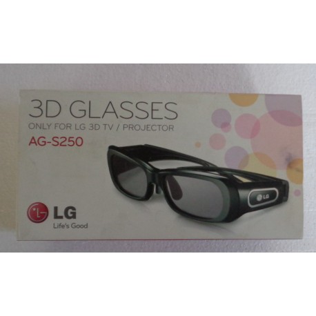 3D GLASSES ONLY FOR LG 3D TV PROJECTOR AG-S250