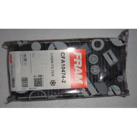 CFA10474-2 FRAM  Filtro abitacolo Filtro al carbone attivo   PER  RENAULT  Laguna III
