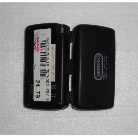 RADIOSVEGLIA METHODO RSV BATTERIE DA CAMBIARE
