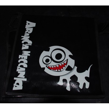BORSA ARANCIA MECCANICA COLORE NERO