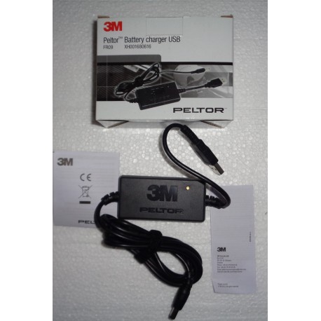3M PELTOR FR09 XH001680616 CAVO DI RICARICA USB PER ACK053