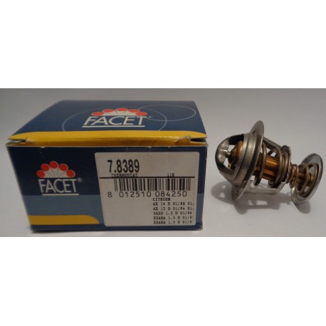 7.8389 FACET Termostato motore T. ap. 89 C per CITROEN NISSAN 21200-6F900 1338C8