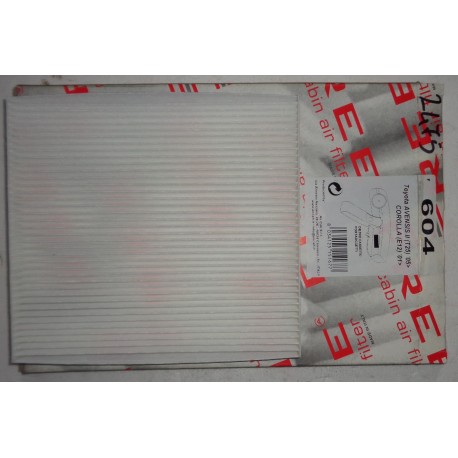 604 FREE CABIN AIR FILTER  PER  TOYOTA AVENSIS II (T25) COROLLA E12