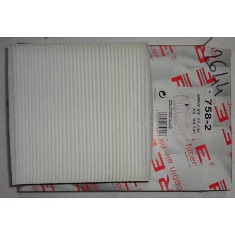 758-2 FREE CABIN AIR FILTER  PER  BMW  X3 X4