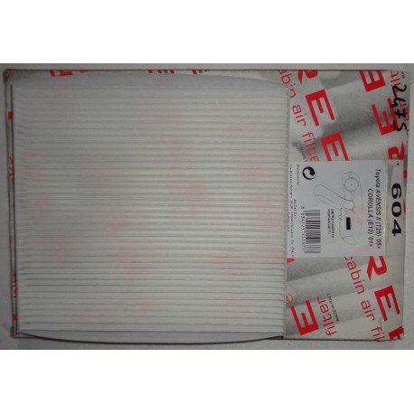 604 FREE CABIN AIR FILTER  PER  TOYOTA AVENSIS II (T25) COROLLA (E12)