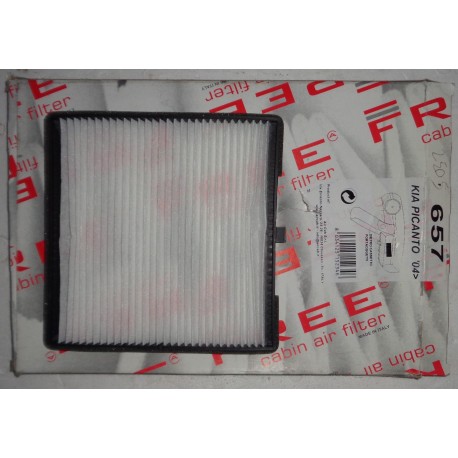 657 FREE CABIN AIR FILTER  PER  KIA PICANTO