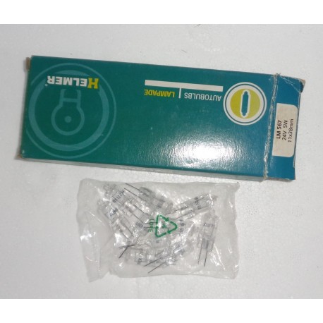 HELMER LM567 24V 5W 11X38mm 10 PEZZI