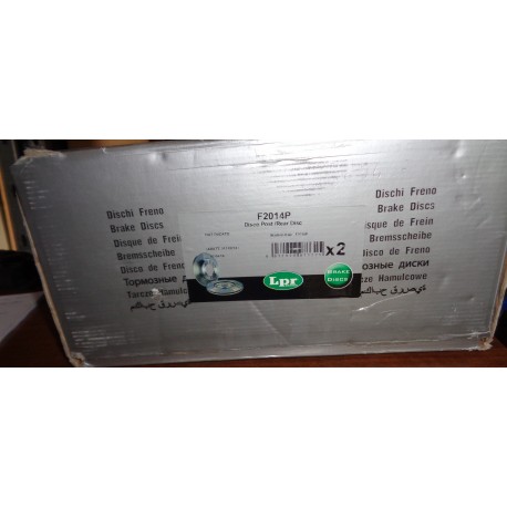 LPR F2014P Disco freno 2pz PER CITROEN JUMPER II FIAT DUCATO III PEUGEOT BOXER