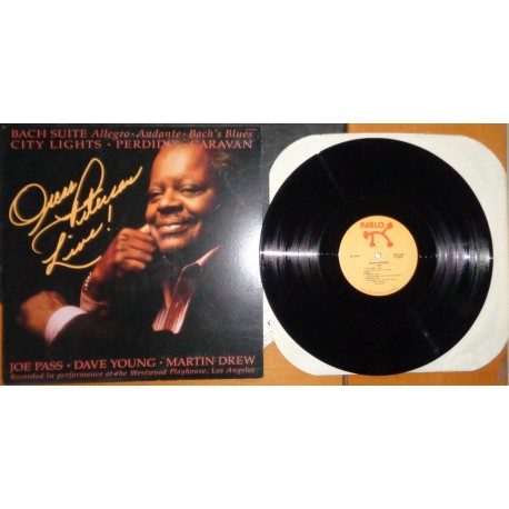 OSCAR PETERSON LIVE PABLO STEREO 2310-340 LP 33 GIRI VINILE BACH SUITE