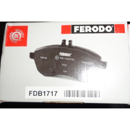 FDB1717 FERODO PREMIER ECO FRICTION Kit pastiglie freno PER AUDI SKODA VW