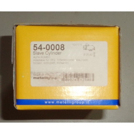 54-0008 METELLI Cilindro secondario Frizione PER ALFA 33 145 146 SPRINT 155 156