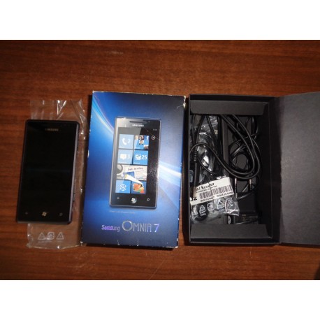 SAMSUNG OMNIA 7 GT-18700 EBONY BLACK SMARTPHONE