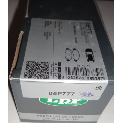 05P777 LPR Kit pastiglie freno PER OPEL VAUXHALL Agila SUZUKI Wagon R+ II