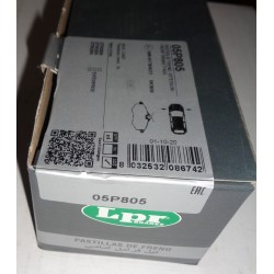 05P805 LPR  Kit pastiglie freno  PER  CITROËN  C3 I C2
