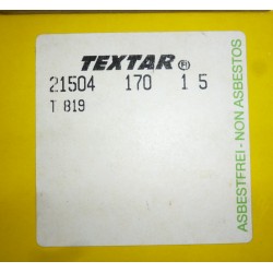 2150417015 T819 TEXTAR Kit pastiglie freni PER CITROËN XM RENAULT Sport CLIO II